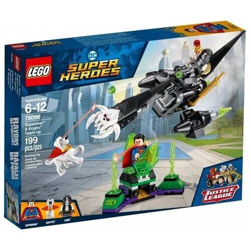 LEGO Конструктор LEGO DC Super Heroes 76096 Супермен и Крипто объединяют усилия от компании М.Видео - фото 1