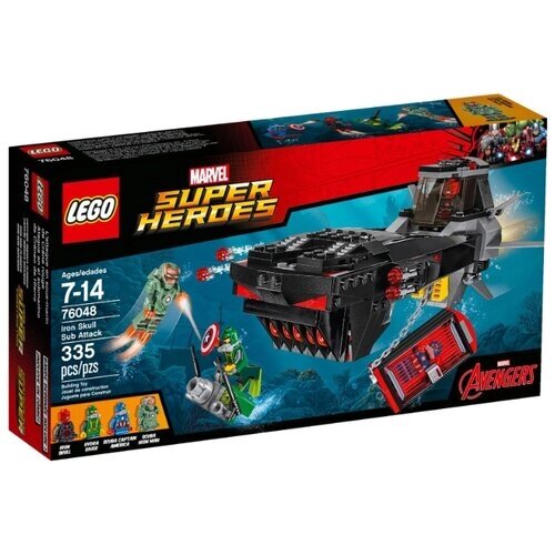 LEGO Marvel Super Heroes 76048 Подводная атака Железного черепа, 335 дет. от компании М.Видео - фото 1