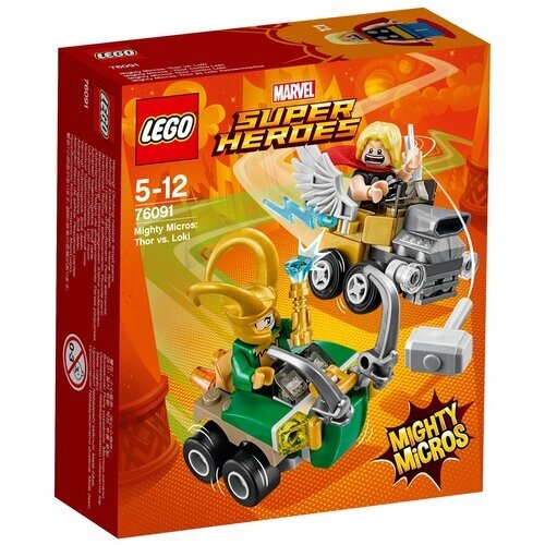 LEGO Marvel Super Heroes 76091 Тор против Локи, 79 дет. от компании М.Видео - фото 1