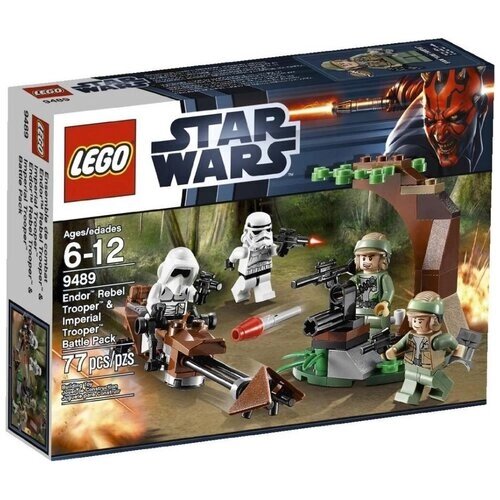 LEGO Star Wars 9489 Боевой комплект: повстанцы на Эндоре и штурмовики Империи, 77 дет. от компании М.Видео - фото 1