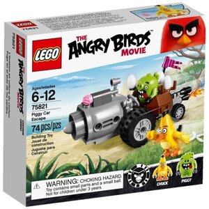 LEGO The Angry Birds Movie 75821 Побег Свинки на авто, 74 дет.