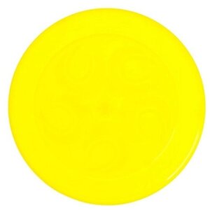 Летающая тарелка, 23 23 2,7 см, цвет жёлтый + мел в подарок