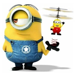 Летающий игрушка Миньон-вертолёт со светящимися глазами CS Toys 388A