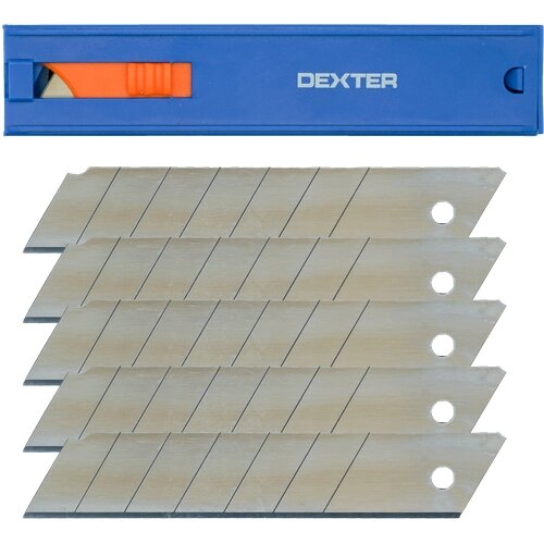 Лезвие универсальное Dexter 25 мм, 5 шт. от компании М.Видео - фото 1