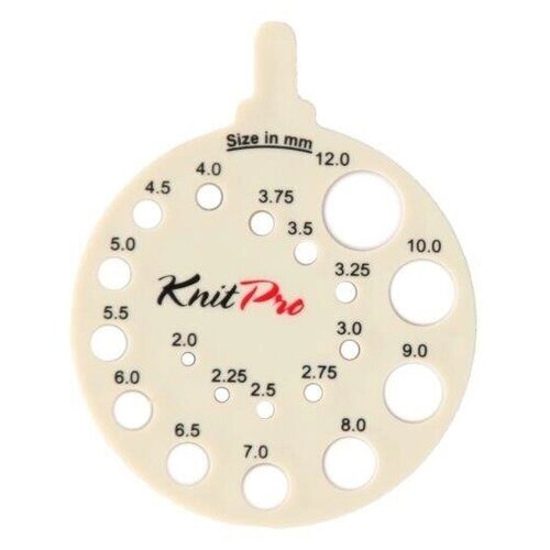 Линейка круглая для определения номера спиц, KnitPro, 10991 от компании М.Видео - фото 1