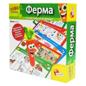 Lisciani. Обучающая игра "Ферма" с интерактивной Морковкой арт. R55111