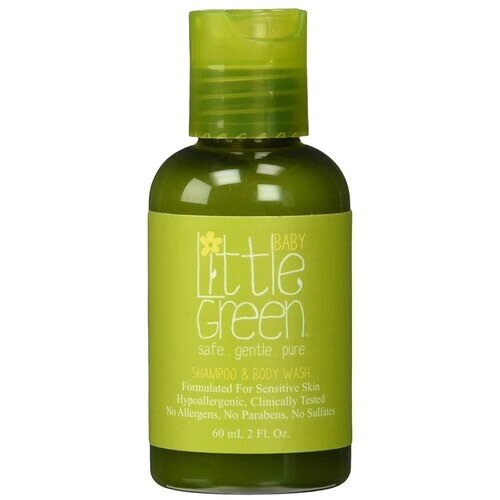Little Green Шампунь и гель для тела Без слез Baby Shampoo & Body Wash, 60 мл от компании М.Видео - фото 1