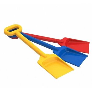 Лопата детская пластмассовая прочная для игр и прогулок на свежем воздухе лопатка 49 см цвет микс 056 Нордпласт