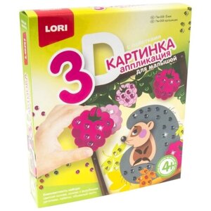 LORI Аппликация с пайетками Ёжик Пм-008