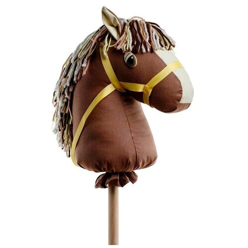 Лошадка на палке Коняша Лошадка Кекс (КМ018), коричневый от компании М.Видео - фото 1