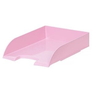 Лоток для бумаг Attache Selection Flamingo прозрачный розовый, 1235536