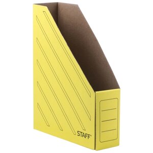Лоток вертикальный для бумаги STAFF 128881/128882/128883 желтый 1 шт.