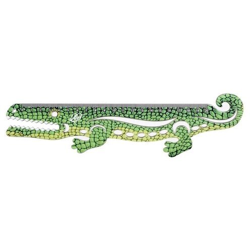 Луч Линейка Крокодил 20 см, 32С 2107-08, зеленый от компании М.Видео - фото 1