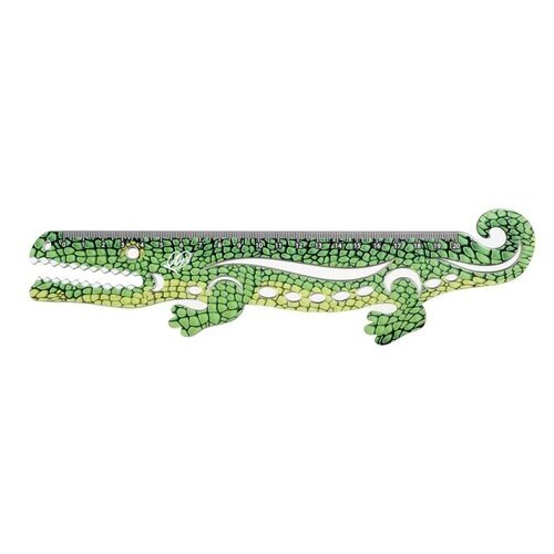 Луч Линейка Крокодил 20 см, 32С 2107-08, зелeный от компании М.Видео - фото 1