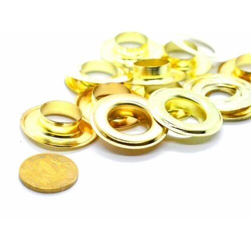 Люверсы №31 17 мм сталь золото (уп 10шт) Proknopka от компании М.Видео - фото 1