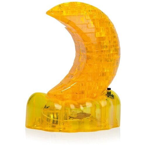 Магический кристалл 3d puzzle HOBBY DAY Месяц со светом желтый от компании М.Видео - фото 1