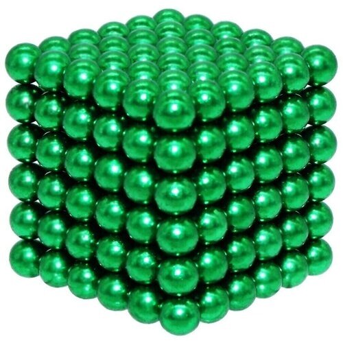 Магнитная головоломка NeoCube Неокуб, 5мм, Альфа 216, зеленый от компании М.Видео - фото 1