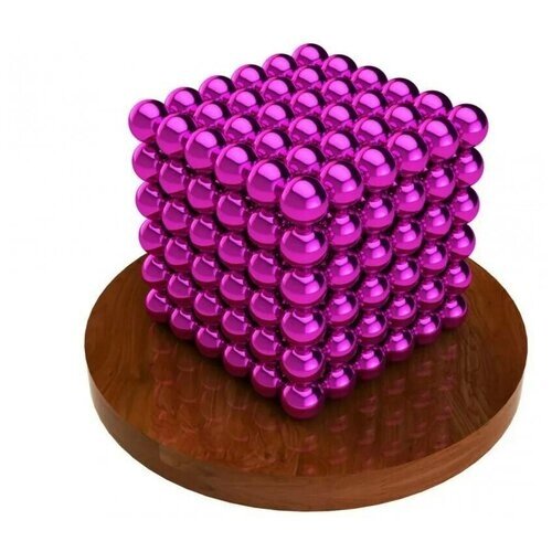 Магнитный конструктор Неокуб 216 шариков 5 мм Neocube (розовый) от компании М.Видео - фото 1