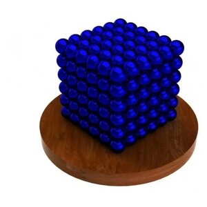 Магнитный конструктор Неокуб 216 шариков 5 мм Neocube (синий)