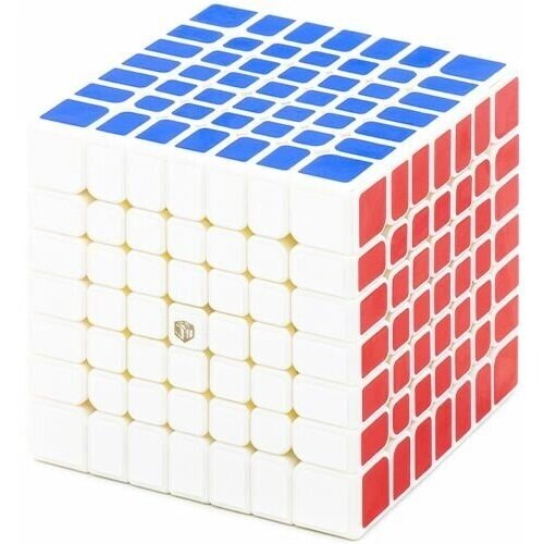 Магнитный Кубик Рубика QiYi MoFangGe 7x7 x7 Spark M / Белый пластик / Магнитная головоломка от компании М.Видео - фото 1