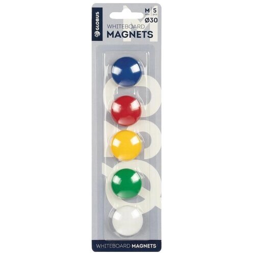 Магниты для доски Globus МЦ30, разноцветный от компании М.Видео - фото 1