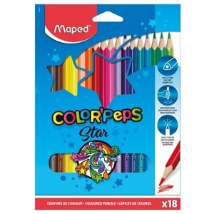 Maped Цветные карандаши Color Pep's 18 цветов (183218) разноцветный