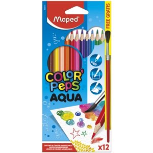 Maped Цветные карандаши Color Peps Aqua 12 цветов (836011) разноцветный