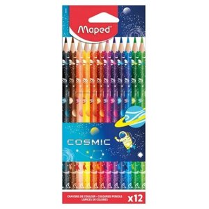 Maped Цветные карандаши Color Peps Cosmic 12 цветов (862242) разноцветный