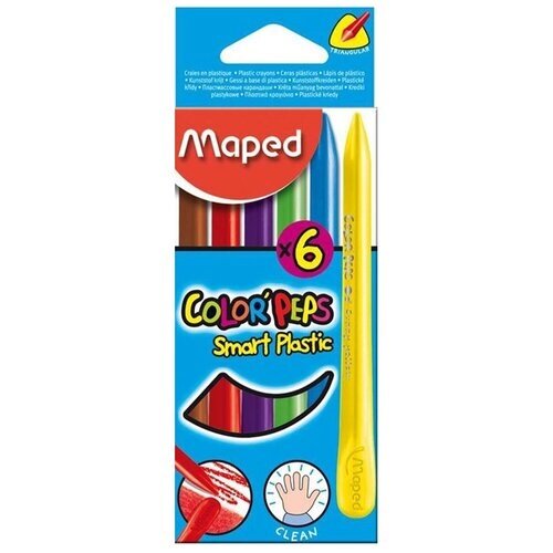 Maped Мелки пластиковые Color’Peps 6 шт от компании М.Видео - фото 1