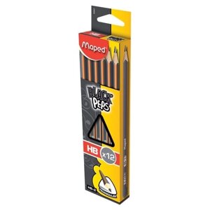 Maped Набор чернографитных карандашей Black Pep's 12 штук (850021) разноцветный