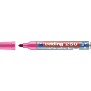 Маркер edding 250 Cap-off, для белых досок, круглый наконечник, 1.5-3 мм Розовый