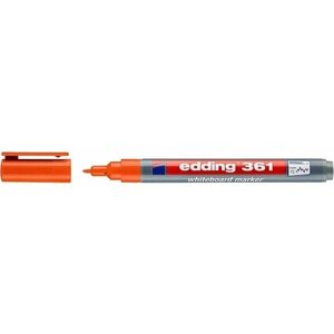 Маркер edding 361, для белых досок, круглый наконечник, 1 мм Оранжевый