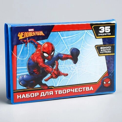 MARVEL Набор для творчества, 35 предметов, Человек-паук от компании М.Видео - фото 1