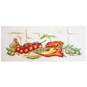 Марья Искусница Набор для вышивания Помидоры, перец и оливки 40 x 18 см (11.003.06)
