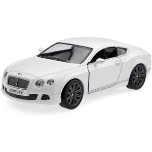 Машина Bentley Continental GT Speed 2012 белая металл инерция Kinsmart KT5369W-KR2