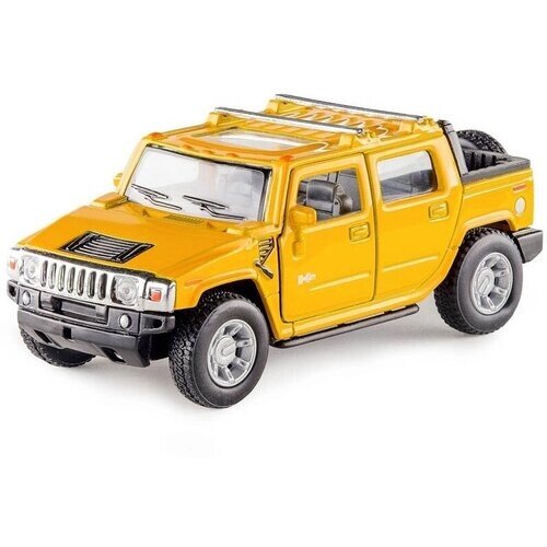 Машина Hummer H2 SUT 2005 желтая металл инерция Kinsmart KT5097W-1 от компании М.Видео - фото 1