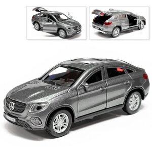 Машина Mercedes Benz GLE Купе, инерционная, серый, Технопарк, 12 см