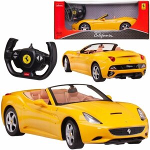 Машина р у 1:12 Ferrari California, цвет желтый 47200Y