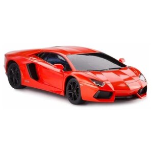 Машина р/у 1:14 Lamborghini Aventador LP 700-4, цвет оранжевый, звуковые эффекты, 2 скорости