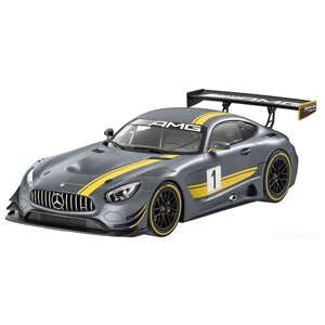 Машина р/у 1:14 Mercedes AMG GT3, цвет серый 27MHZ