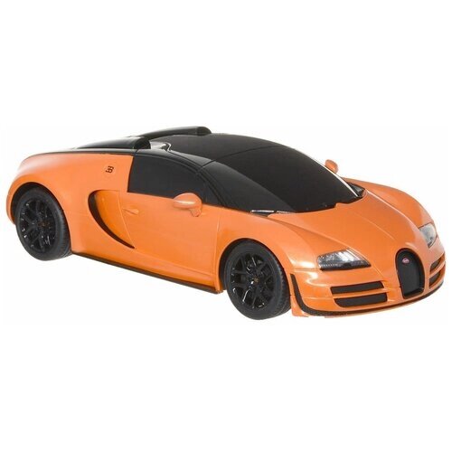 Машина р/у 1:18 Bugatti Veyron Grand Sport Vitesse, цвет оранжевый от компании М.Видео - фото 1