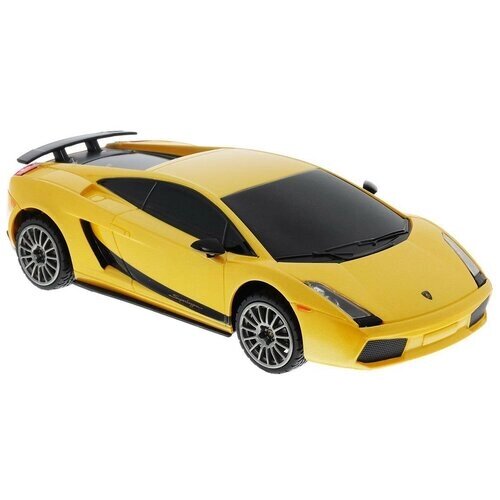 Машина р/у 1:24 Lamborghini, 18см желтый от компании М.Видео - фото 1