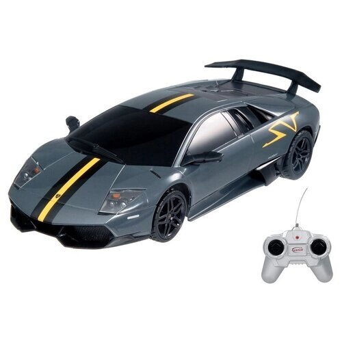 Машина р/у 1:24 Lamborghini Superveloce LP670-4, limited version, цвет серый металлик, 2.4G от компании М.Видео - фото 1