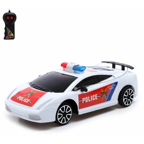 Машина радиоуправляемая Полицейский патруль, работает от батареек, цвет бело-красный от компании М.Видео - фото 1