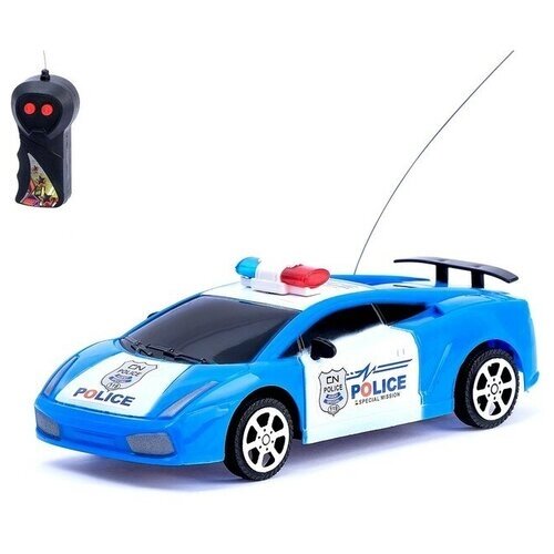 Машина радиоуправляемая «Полицейский патруль», работает от батареек, цвет бело-синий от компании М.Видео - фото 1