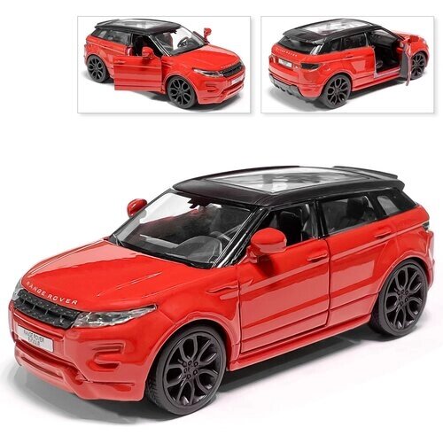 Машина Range Rover Evoque, инерционная, красный, Технопарк, 12 см от компании М.Видео - фото 1