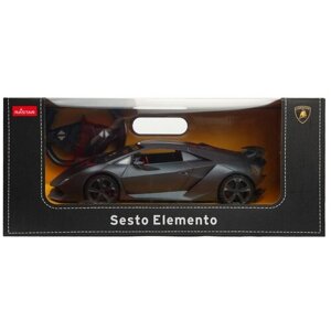 Машина Rastar РУ 1:14 Lamborghini Sesto Серая 49200