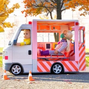 Машина скорой помощи для кукол Our generation 46 см OG37959
