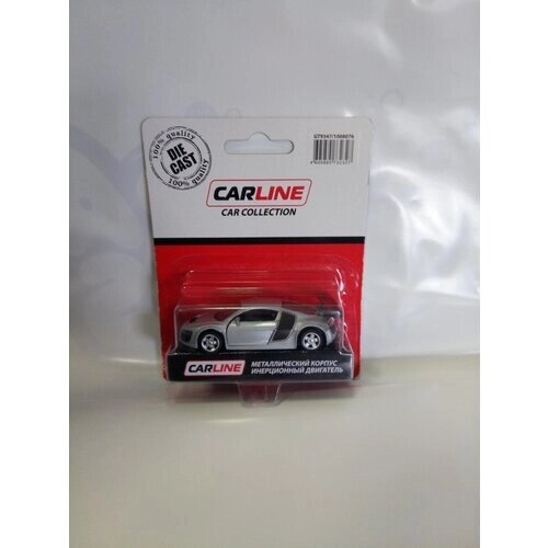 Машинка CARLINE, 1:64, GT9347, металл, инерционная, в блистере от компании М.Видео - фото 1