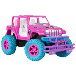 Машинка EXOST Внедорожник Амазон (20262), 1:10, 23 см, розовый